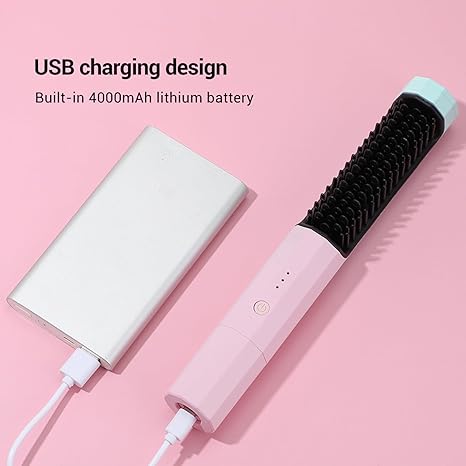 Wireless Hair Straightener Comb
