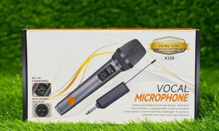 Dual-Use Professional Vocal Microphone