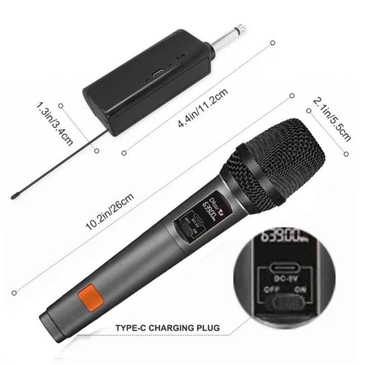 Dual-Use Professional Vocal Microphone