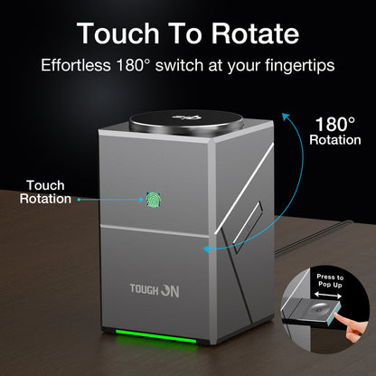 3-in-1 Rotatable Magnetic Wireless Charger