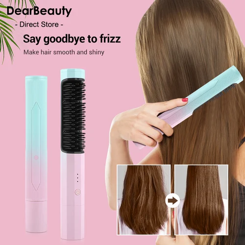 Wireless Hair Straightener Comb