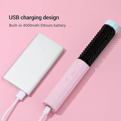 Wireless Hair Straightener Comb
