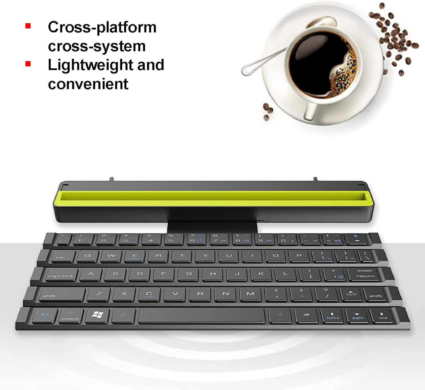 Portable Roll-Up Bluetooth Keyboard