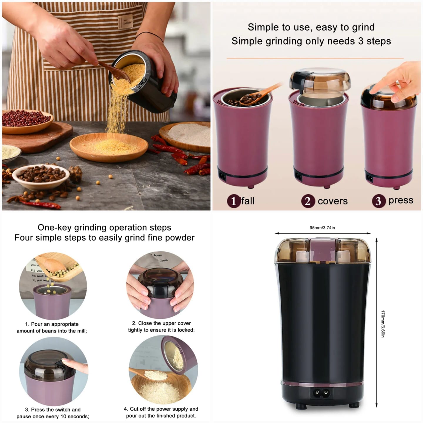 Portable Electric Grinder