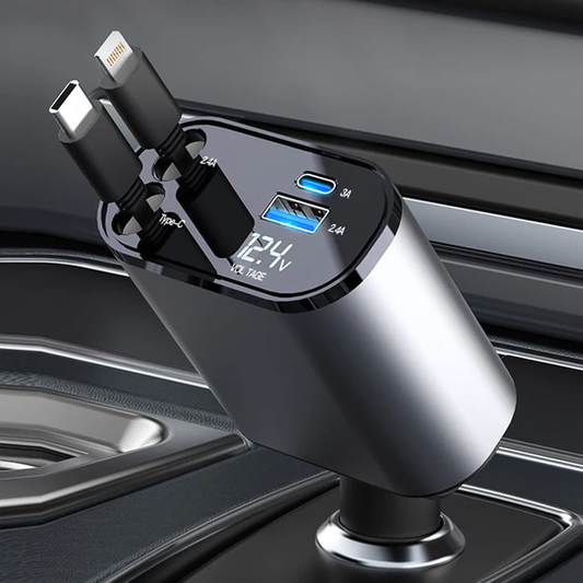 4-in-1 Retractable Fast Charger