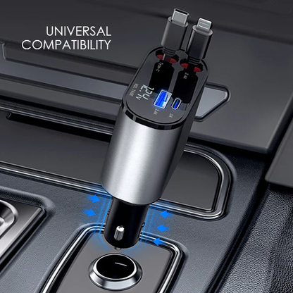 4-in-1 Retractable Fast Charger