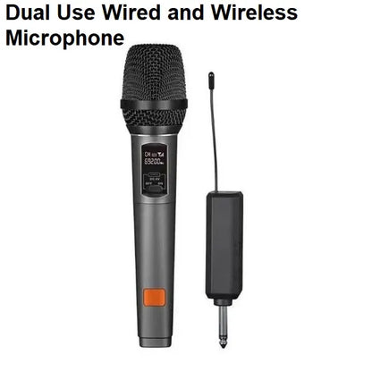 Dual-Use Professional Vocal Microphone
