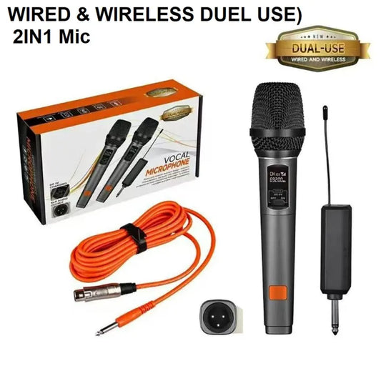 Dual-Use Professional Vocal Microphone